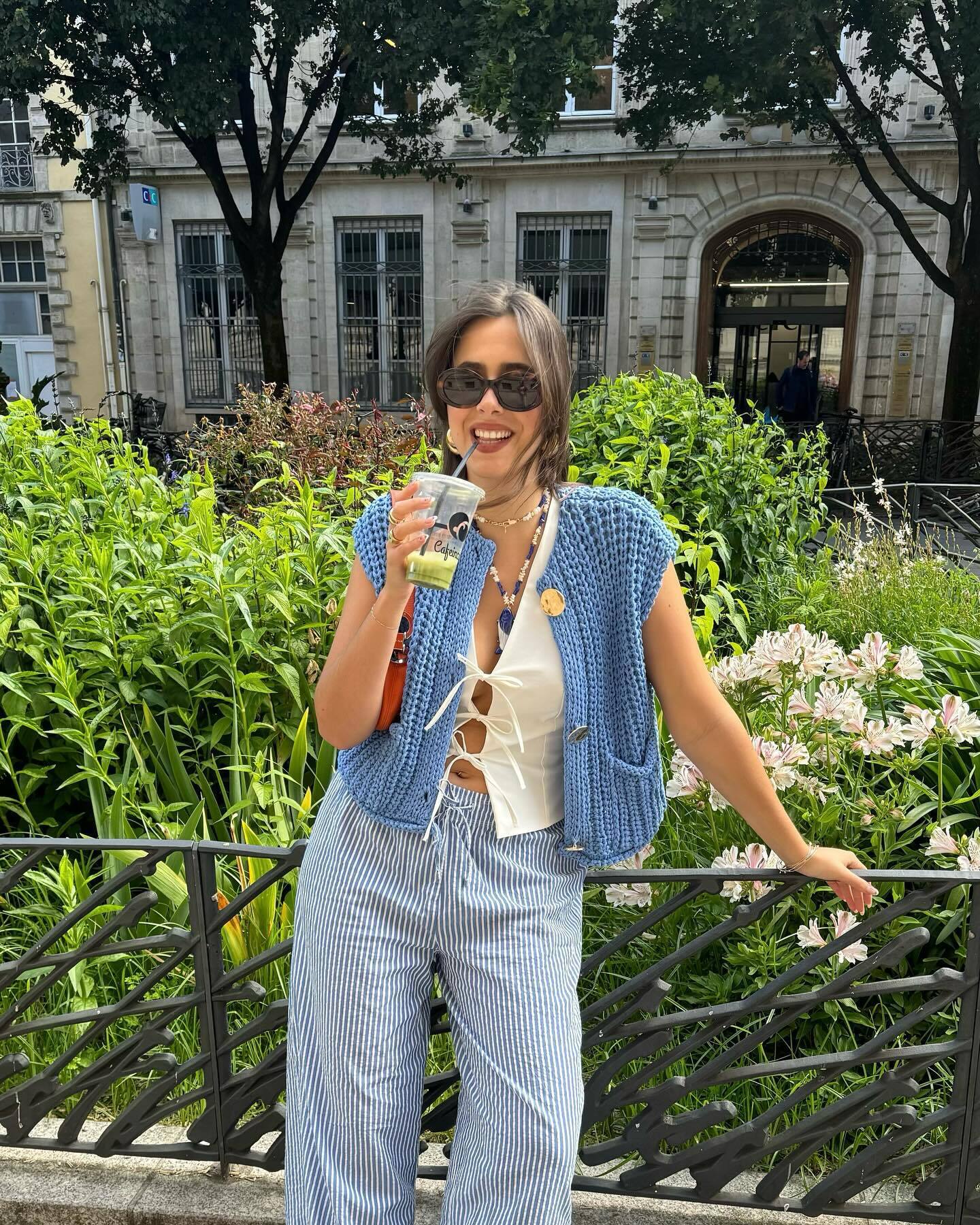 Lotte - Maglione corto casual lavorato a maglia