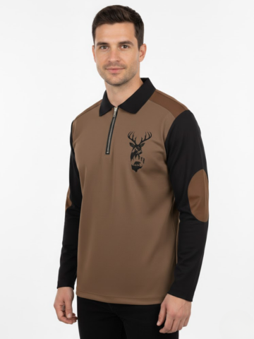 RAFFAEL™ | FELPA CERVO ZIP CLASSICA