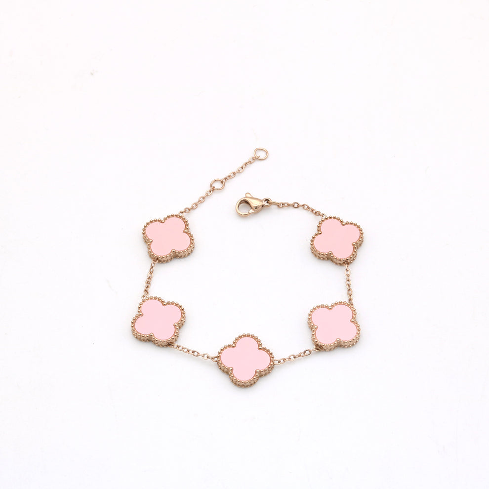 Marie-Louise - Bracciale esclusivo con trifoglio dorato