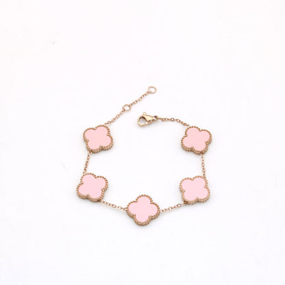 Marie-Louise - Bracciale esclusivo con trifoglio dorato