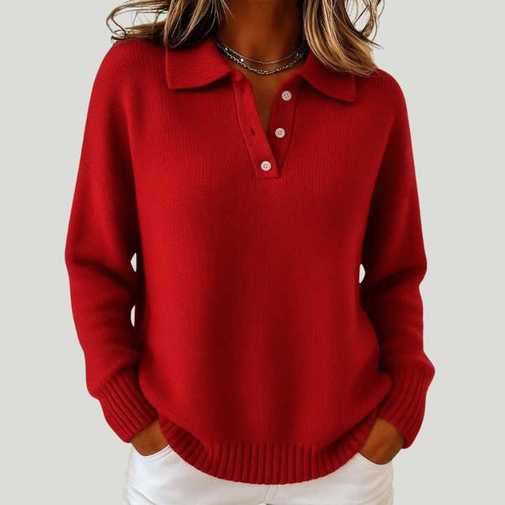 Ginevra | Maglione morbido con colletto