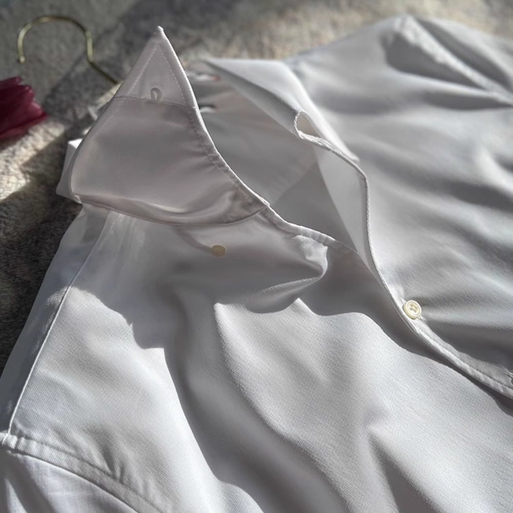 ALFIERI™|CAMICIA ELEGANTE SCOLLO A V