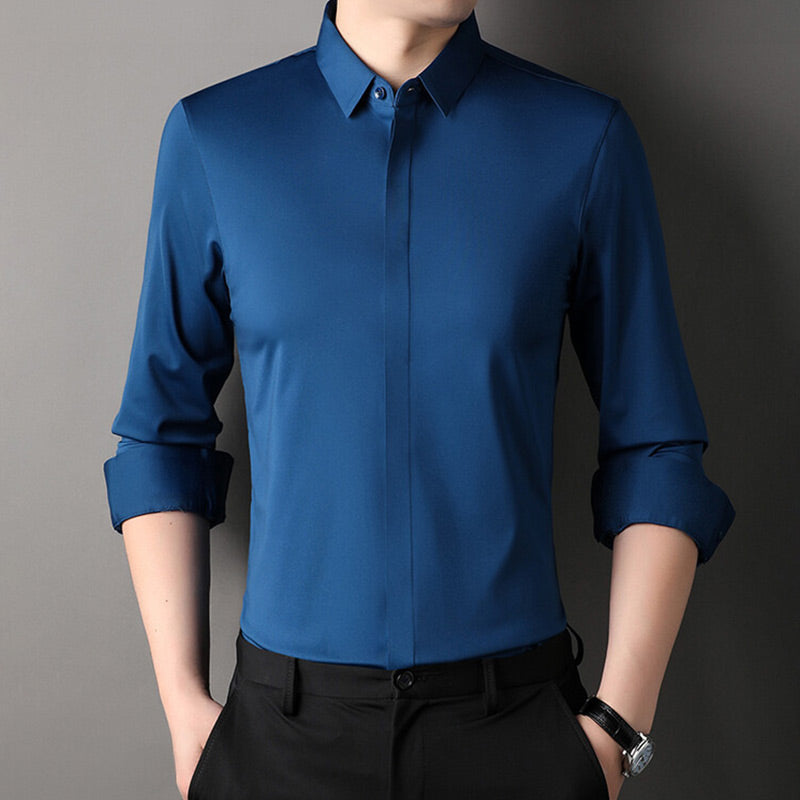 SALVINO™|CAMICIA ANTIPIEGA STRETCH