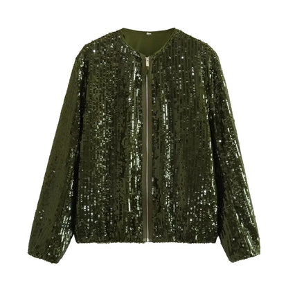 Zara - Bomber con paillettes