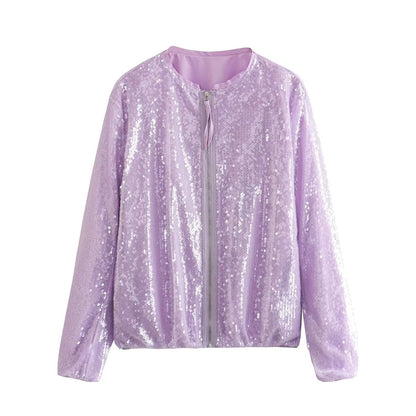 Zara - Bomber con paillettes