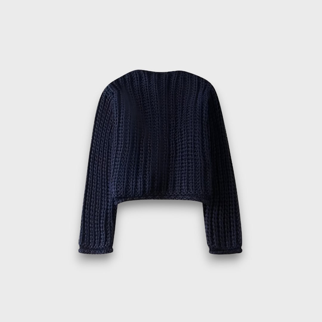 Moretta – Cardigan corto in maglia chunky