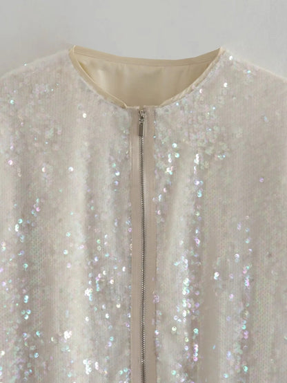 Zara - Bomber con paillettes