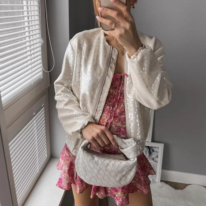 Zara - Bomber con paillettes