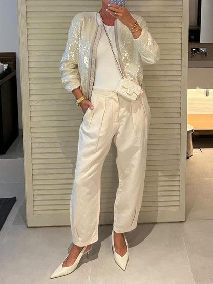 Zara - Bomber con paillettes